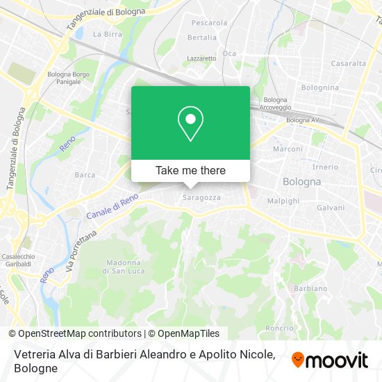Vetreria Alva di Barbieri Aleandro e Apolito Nicole map