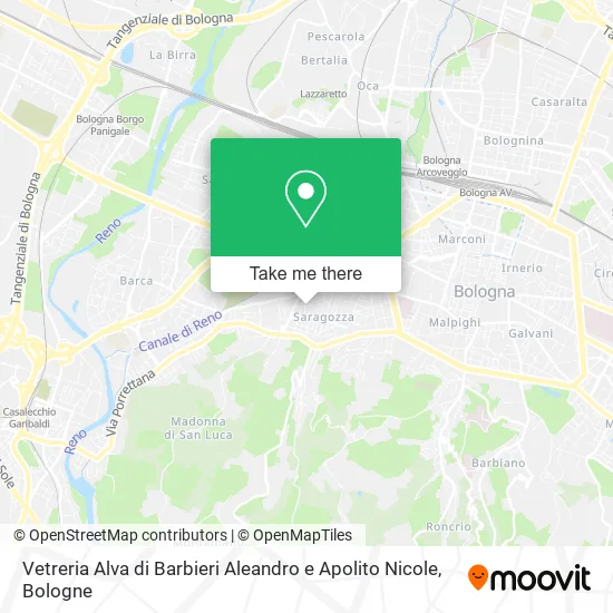 Vetreria Alva di Barbieri Aleandro e Apolito Nicole map
