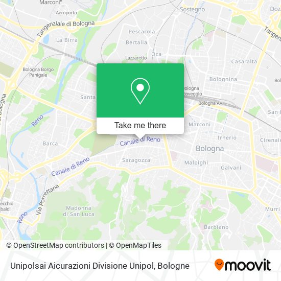 Unipolsai Aicurazioni Divisione Unipol map