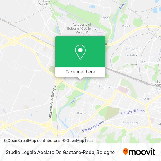 Studio Legale Aociato De Gaetano-Roda map