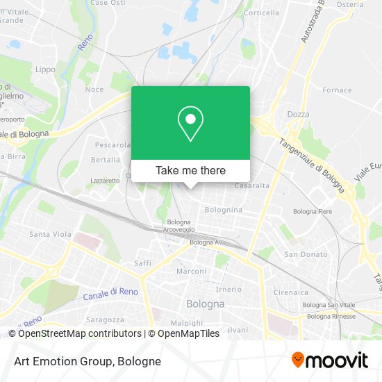 Art Emotion Group map