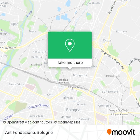 Ant Fondazione map