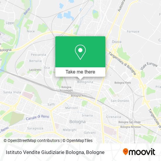 Istituto Vendite Giudiziarie Bologna map