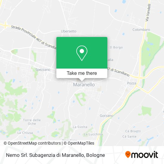Nemo Srl. Subagenzia di Maranello map