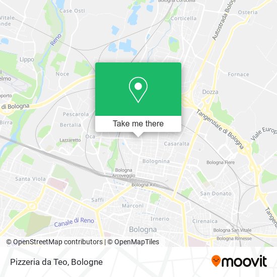 Pizzeria da Teo map