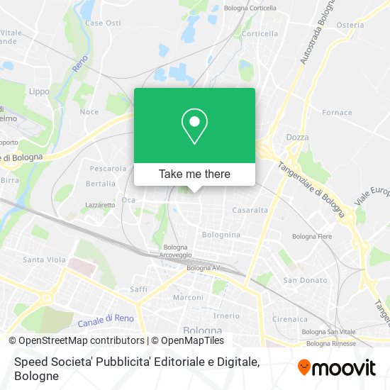 Speed Societa' Pubblicita' Editoriale e Digitale map