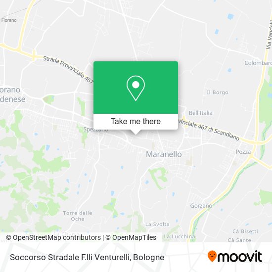 Soccorso Stradale F.lli Venturelli map