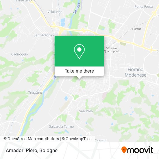 Amadori Piero map