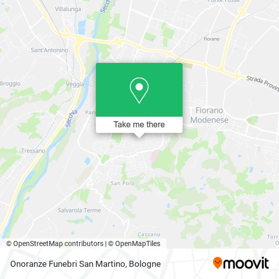 Onoranze Funebri San Martino map