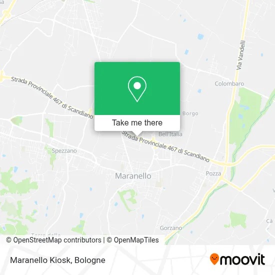 Maranello Kiosk map