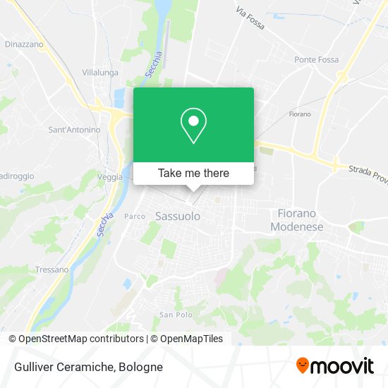 Gulliver Ceramiche map