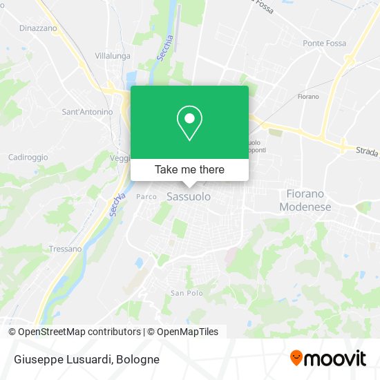 Giuseppe Lusuardi map