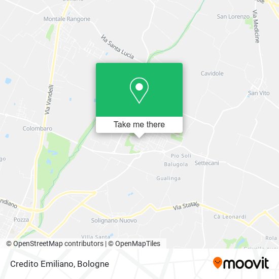 Credito Emiliano map