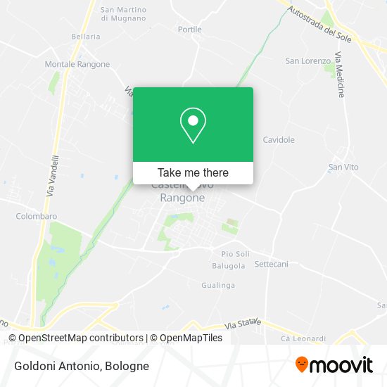 Goldoni Antonio map