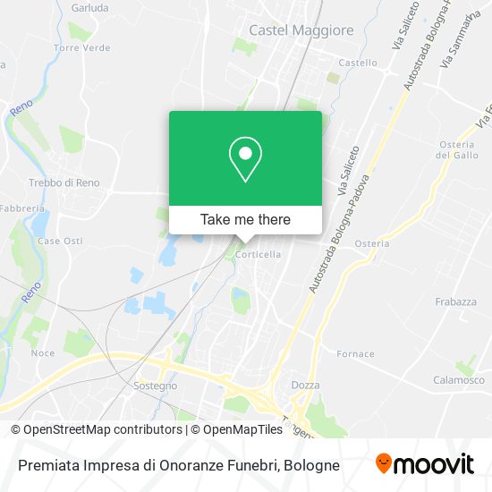 Premiata Impresa di Onoranze Funebri map