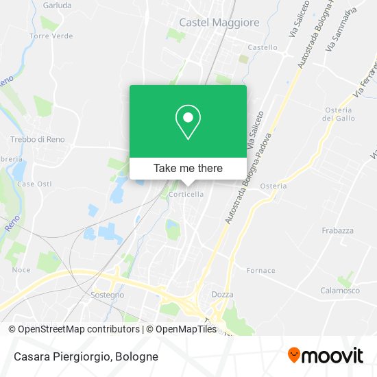 Casara Piergiorgio map