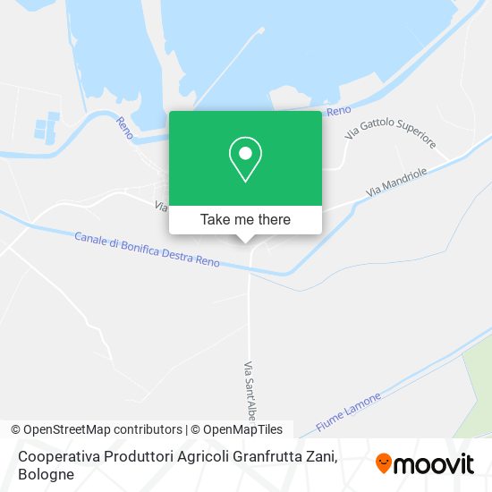 Cooperativa Produttori Agricoli Granfrutta Zani map
