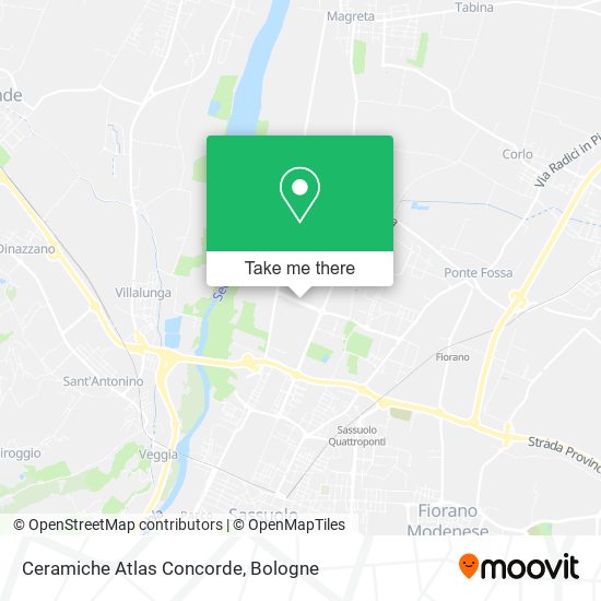 Ceramiche Atlas Concorde map