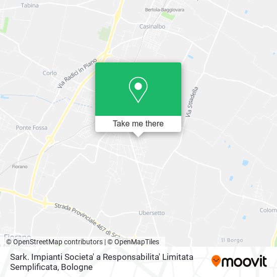 Sark. Impianti Societa' a Responsabilita' Limitata Semplificata map