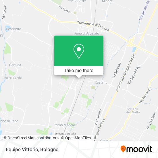 Equipe Vittorio map