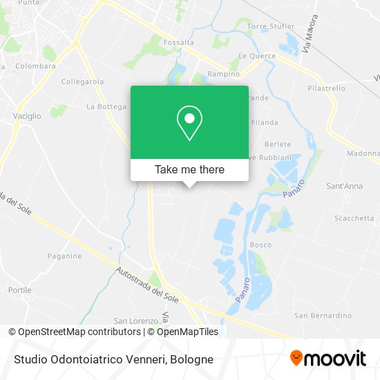 Studio Odontoiatrico Venneri map