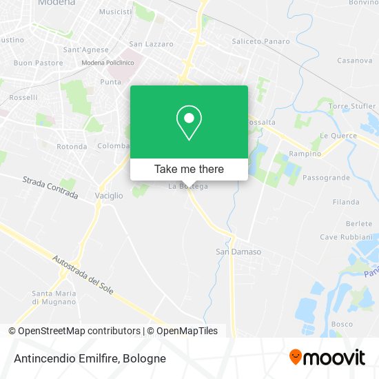 Antincendio Emilfire map