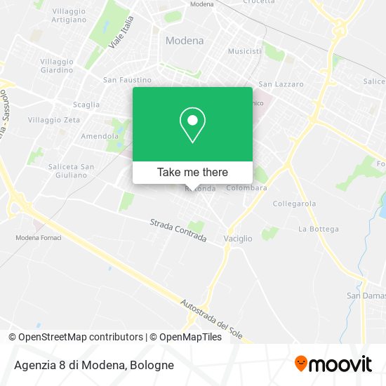 Agenzia 8 di Modena map