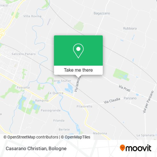Casarano Christian map