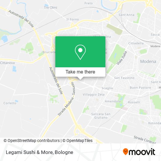 Legami Sushi & More map