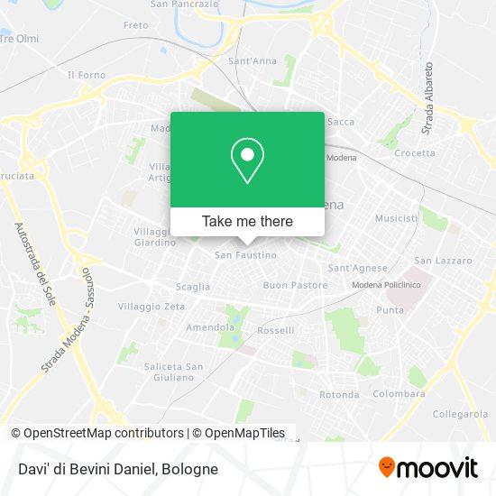 Davi' di Bevini Daniel map