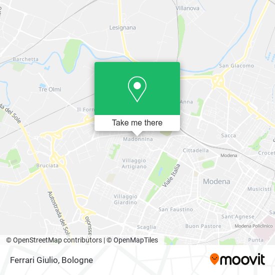 Ferrari Giulio map