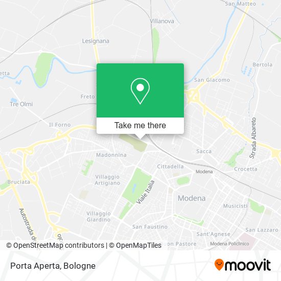 Porta Aperta map
