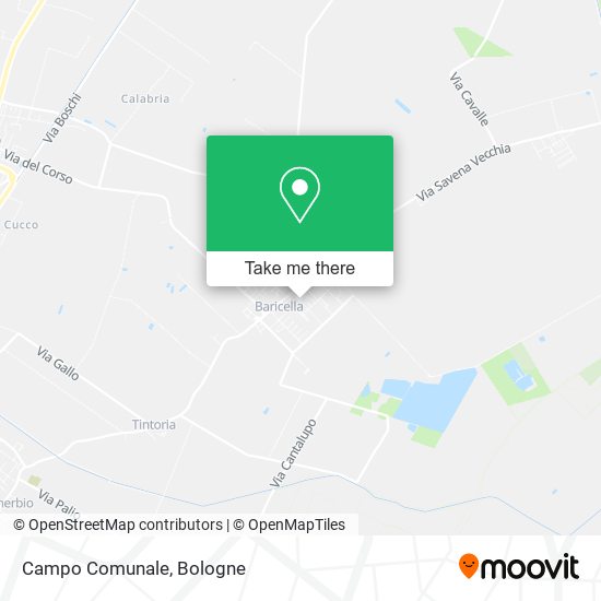 Campo Comunale map