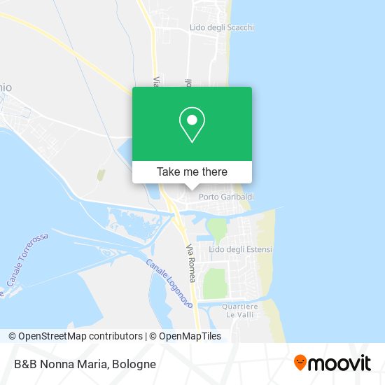 B&B Nonna Maria map