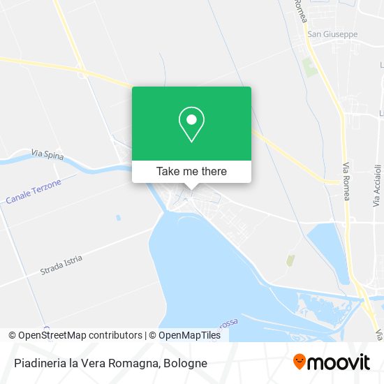 Piadineria la Vera Romagna map
