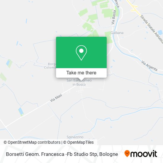 Borsetti Geom. Francesca -Fb Studio Stp map