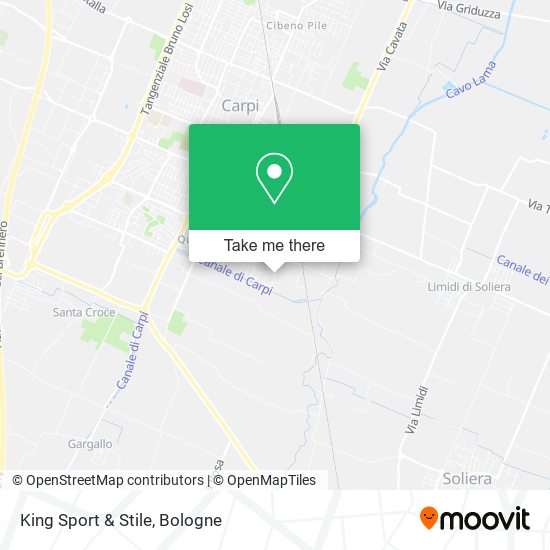 King Sport & Stile map