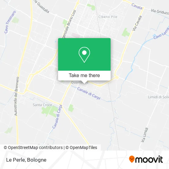 Le Perle map
