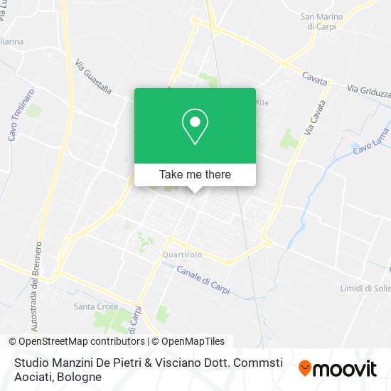 Studio Manzini De Pietri & Visciano Dott. Commsti Aociati map