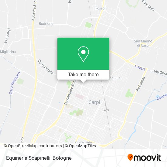 Equineria Scapinelli map