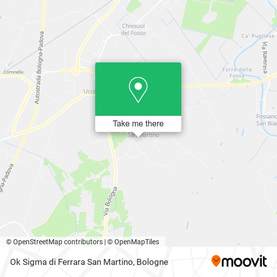 Ok Sigma di Ferrara San Martino map