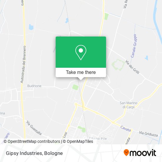 Gipsy Industries map