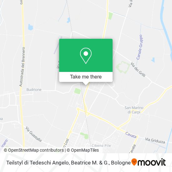 Teilstyl di Tedeschi Angelo, Beatrice M. & G. map