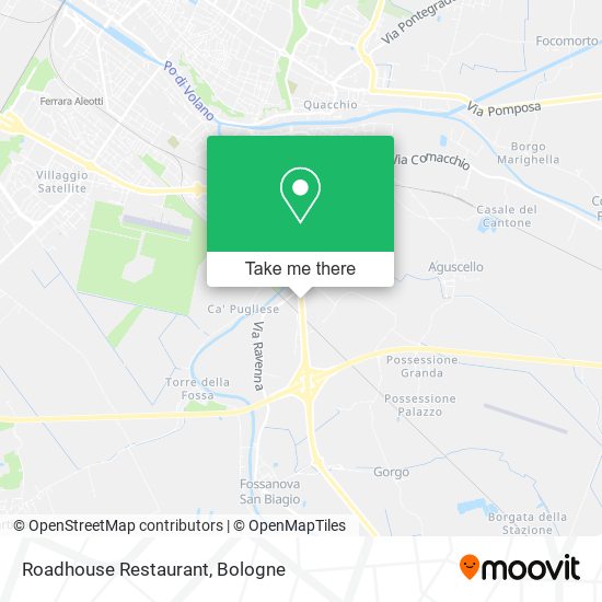 Roadhouse Restaurant map