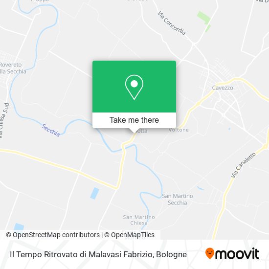 Il Tempo Ritrovato di Malavasi Fabrizio map