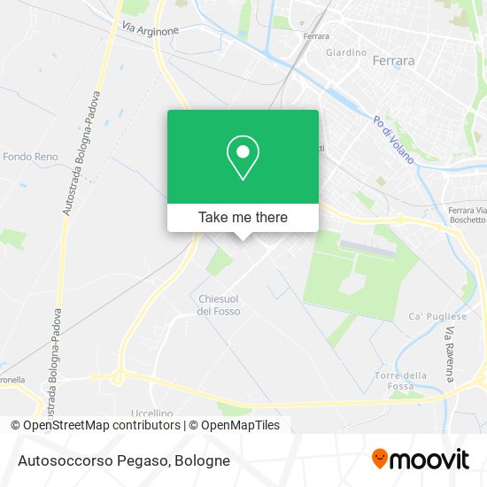 Autosoccorso Pegaso map