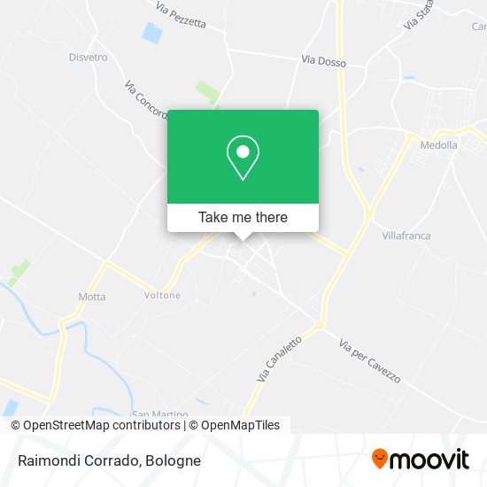 Raimondi Corrado map