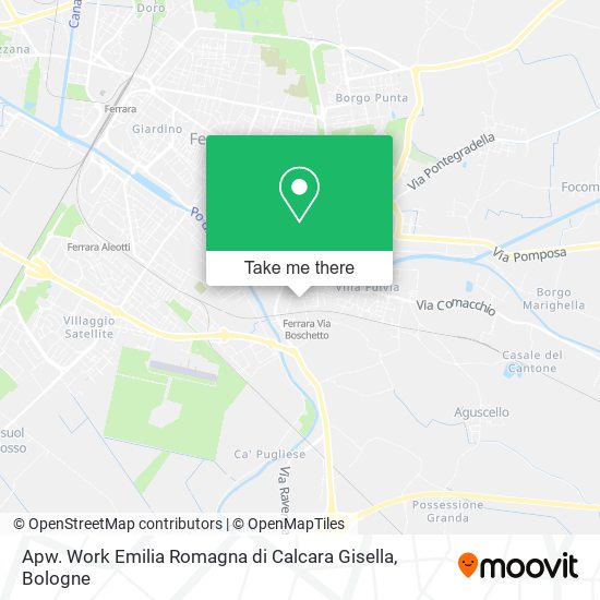Apw. Work Emilia Romagna di Calcara Gisella map