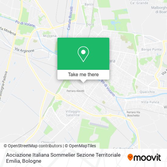 Aociazione Italiana Sommelier Sezione Territoriale Emilia map