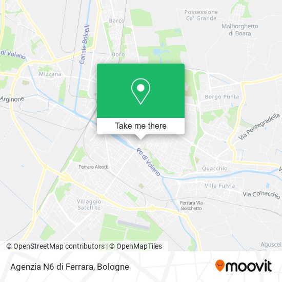 Agenzia N6 di Ferrara map